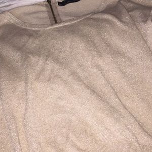 Gold sparkly sweater